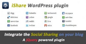 CodeCanyon -  iShare jQuery Sharing Buttons for WordPress v1.5