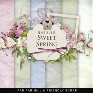 Scrap-set - Sweet Spring