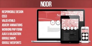 ThemeForest - Nodr - A responsive coming soon template