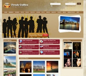 V3 FreshCoffee Theme - for phpFox 3.x