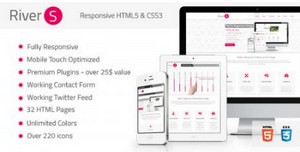 ThemeForest - Rivers Responsive Premium Multipurpose HTML5