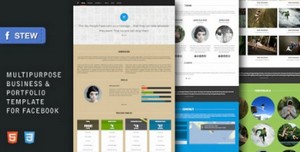 ThemeForest - Stew - Multipurpose Facebook Template for Creatives