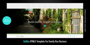 ThemeForest - Galilea - Scollable Imageless HTML5 Template