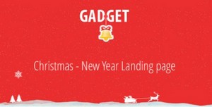 ThemeForest - Gadget - Christmas - New Year Landing Page