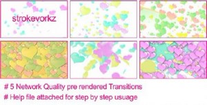 Romantic Hearts Transition Pack (Motion Graphics)