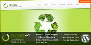 ThemeForest - ECOBIZ v2.4 - Modern Business WordPress Theme