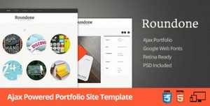 ThemeForest - Roundone - Ultimate Portfolio site template