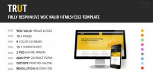 ThemeForest - TRUT - Fully Responsive HTML/CSS Template