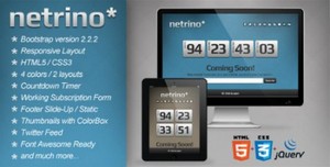 ThemeForest - Netrino - Bootstrap Coming Soon Page