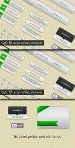 WeGraphics - Light and textured Web Elements Kit
