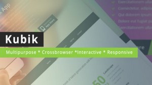 ThemeForest - Kubik Responsive Multipurpose Landing Page