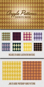 WeGraphics - 20 Argyle Patterns and Swatches