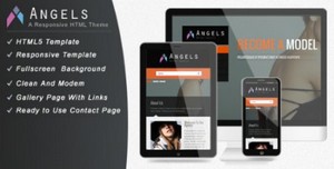 ThemeForest - Angel - Responsive Model Agency Website Template