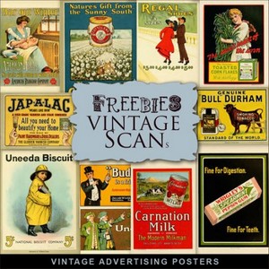 Scrap-kit - Vintage Advertising Posters