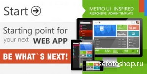 ThemeForest - Start v1.3.1 - Metro UI Responsive Admin Template