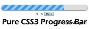 Pure CSS Progress Bar | Animated by CSS3