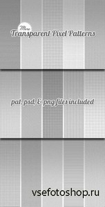 WeGraphics - Transparent Pixel Patterns
