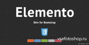 CodeCanyon - Elemento - Bootstrap Skin