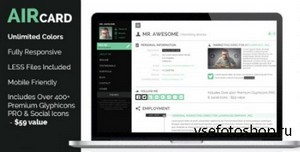 ThemeForest - AIR Business Card - Responsive vCard & Portfolio