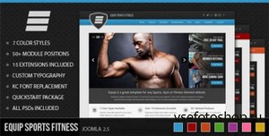 ThemeForest - Equip Joomla Sports and Fitness Theme