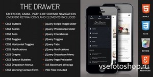 ThemeForest - Drawer Mobile Retina | HTML5 & CSS3 And iWebApp