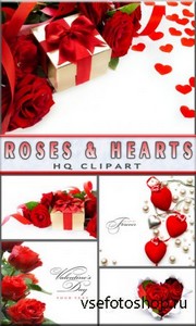 Цветы и бусенки и сердца маме - постеры к празднику (HQ JPEG)