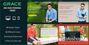 ThemeForest - Grace - One Page Personal Parallax Scrolling Theme