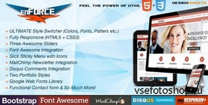 ThemeForest - enFORCE - BootStrap Responsive HTML5 Template