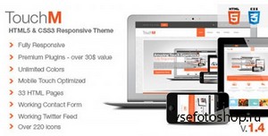 ThemeForest - TouchM v1.4 - Premium HTML5 Multipurpose Responsive - FULL