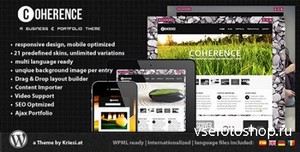 ThemeForest - Coherence v1.2 - Responsive Business & Portfolio Wordpress Th ...