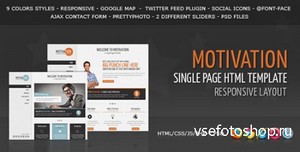 ThemeForest - Motivation - Responsive Single Page HTML Template