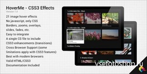 CodeCanyon - HoverMe - Collection of CSS3 Hover Effects - Retail