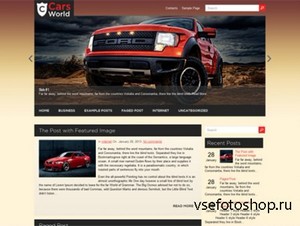 CarsWorld - WordPress Theme