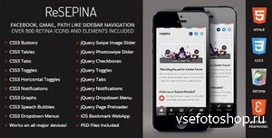 ThemeForest - Resepina Mobile Retina | HTML5 & CSS3 And iWebApp