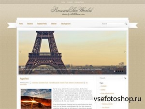 RoundTheWorld - WordPress Theme
