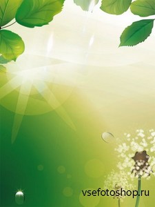 PSD Source - Green Spring Background