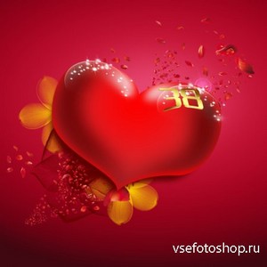 PSD Source - Heart Background