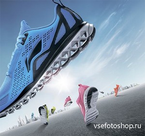 PSD Source - Advertising Sneakers