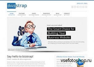 bizStrap - Clean & Modern Business Theme