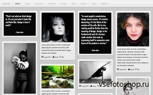 Tabula Portfolio Bootstrap Template