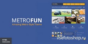 ThemeForest - Metrofun - Metro Style HTML Theme