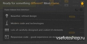 ThemeForest - Flame Admin User Interface - RIP