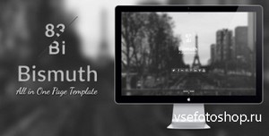 ThemeForest - Bismuth : All in One Responsive Template - RIP