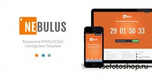 ThemeForest - Nebulus: Minimal Responsive HTML5 Coming Soon Page - RIP