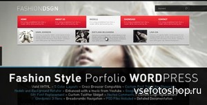 ThemeForest - Fashion Design (Portfolio & Blog WP Theme) - FULL