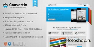 ThemeForest - Convertix - Premium Responsive Landing Page - RIP
