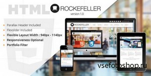 ThemeForest - Rockefeller - Flexible & Multipurpose HTML - RIP
