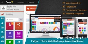 ThemeForest - Falgun - Metro Style Bootstrap Admin Dashboard