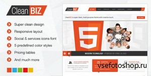 ThemeForest - CleanBIZ - Multipurpose HTML5 Template - RIP