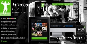 ThemeForest - Fitness Club - Responsive Gym Fitness Template - RIP